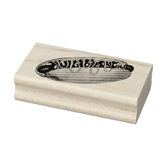 Detroit Michigan MI Coney Island Hett Hund Hotdog Stämpel (Stämpel)