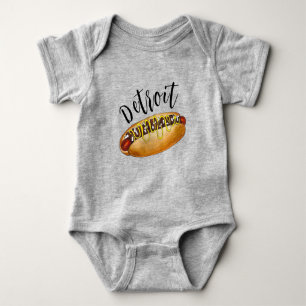Detroit Michigan MI Coney Island Hett Hund Hotdog T Shirt