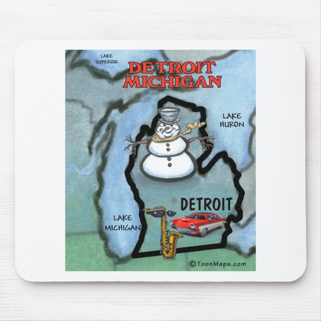 Detroit Michigan Musmatta (Framsidan)