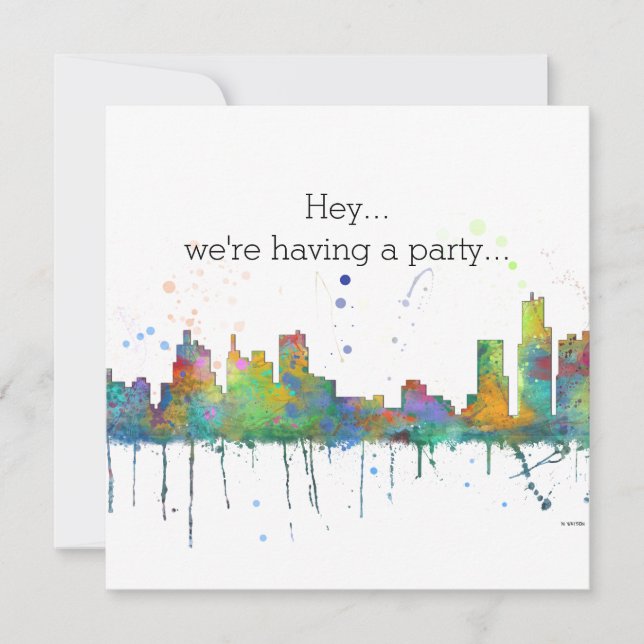 DETROIT, MICHIGAN SKYLINE (Framsida)