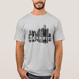 Detroit, Michigan skyline T Shirt