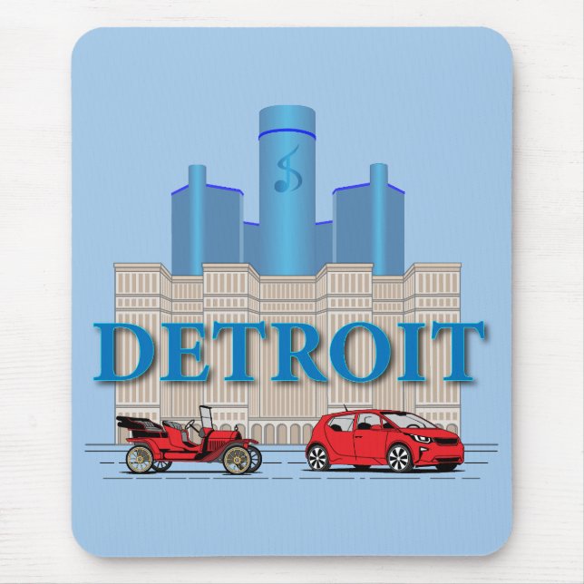 Detroit Michigan United Stater Musmatta (Framsidan)