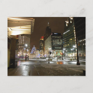 Detroit Michigan-vykort Vykort