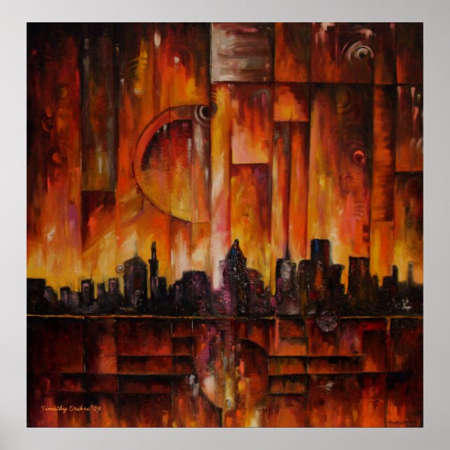 Detroit-Motown Massive - Kanvastryck Poster (Framsidan)