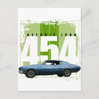 Detroit Muscle Chevelle Vykort