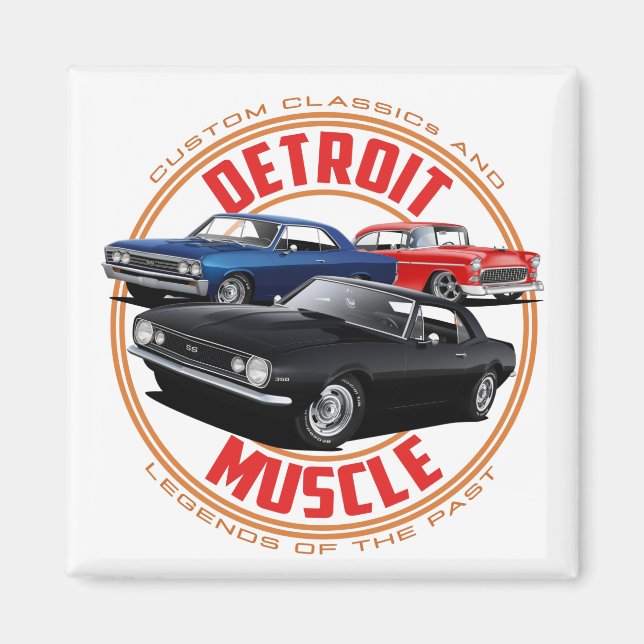 DETROIT MUSCLE MAGNET (Framsidan)