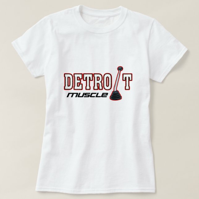 Detroit muskel t shirt (Design framsida)