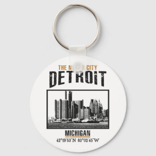 Detroit Nyckelring