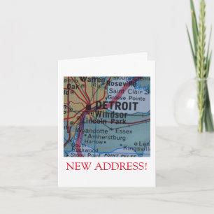 Detroit Nytt adress meddelande