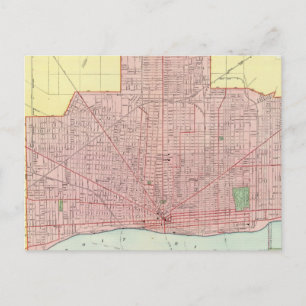 Detroit och Vicinity Vykort