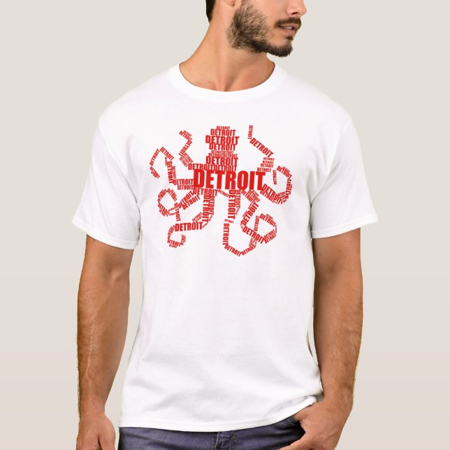 Detroit Octopus T-shirt (Framsida)