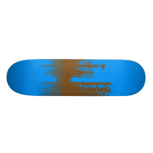 detroit old school skateboard bräda 18 cm