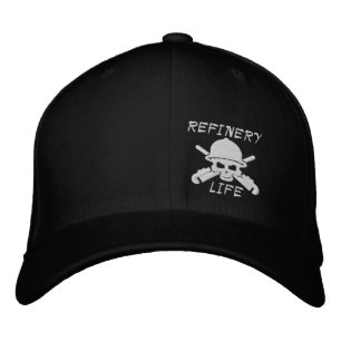 Detroit Ops - raffinaderilivhatt Broderad Keps