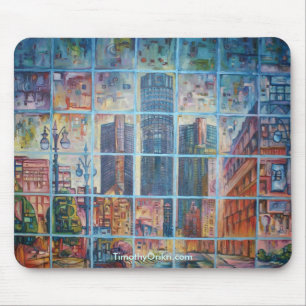 Detroit på mitt varar besvärad Mousepad Musmatta