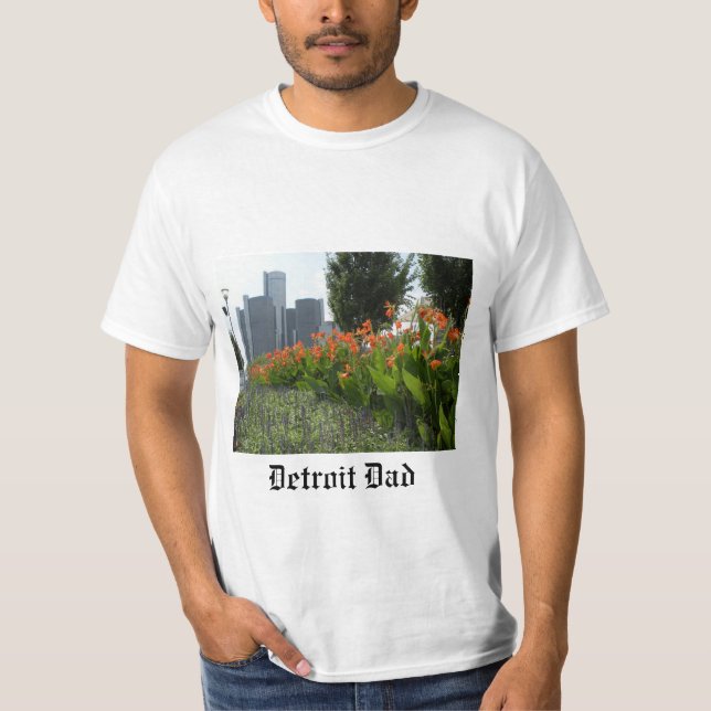 Detroit Pappa T-Shirt (Framsida)