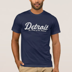 Detroit: Paris av Midwesten T Shirt