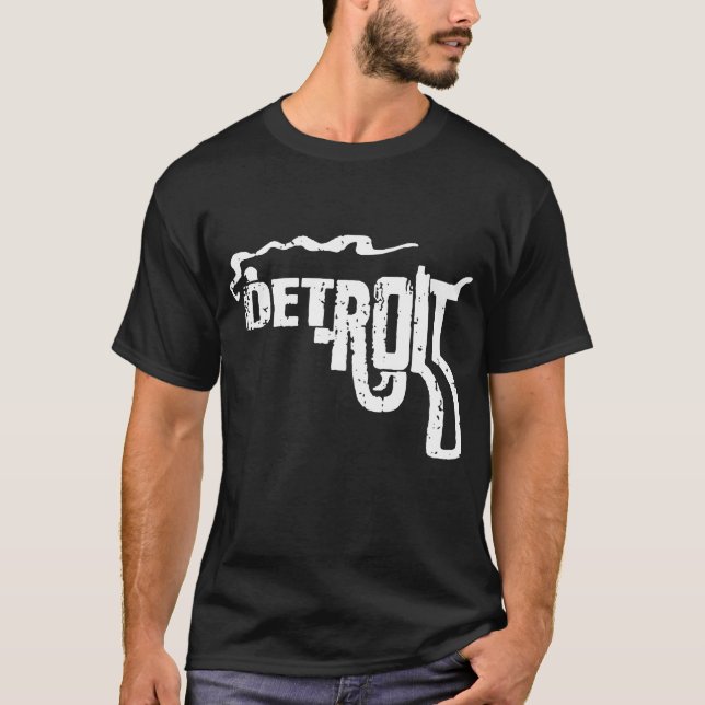 Detroit Philadelphia vapen som alltid är soligt i T Shirt (Framsida)