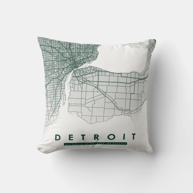 Detroit Pillow fodral Kudde (Framsida)