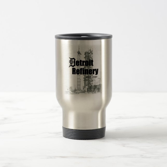 Detroit raffinaderi Est. 1930 - travel mug Resemugg (Center)