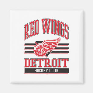 Detroit Red Wings Hockey Club Grå officiellt licen Magnet