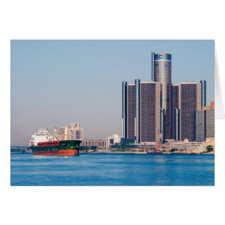 Detroit Renaissance Center Hälsningskort