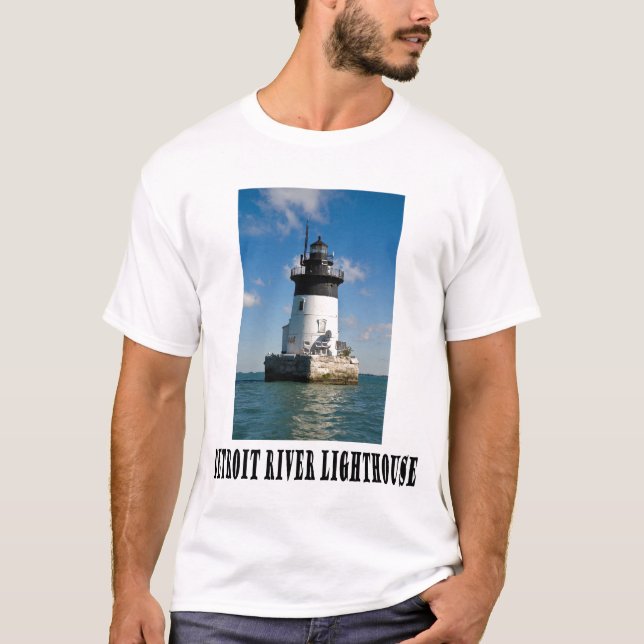 Detroit River fyr T Shirt (Framsida)