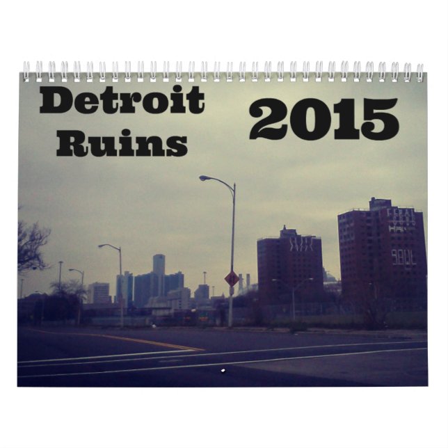 Detroit Ruins 2015 Calender Kalender (Omslag)