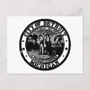 Detroit Seal Vykort