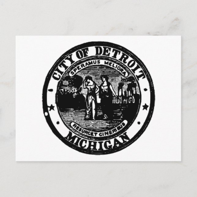 Detroit Seal Vykort (Framsida)
