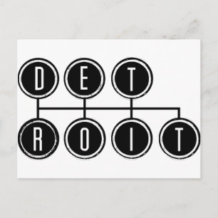 Detroit Shifter Vykort