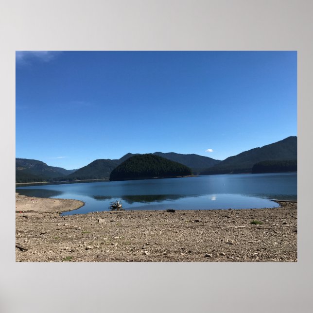 Detroit Sjö, Oregon Poster (Framsidan)