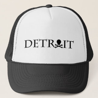 Detroit skallehatt keps