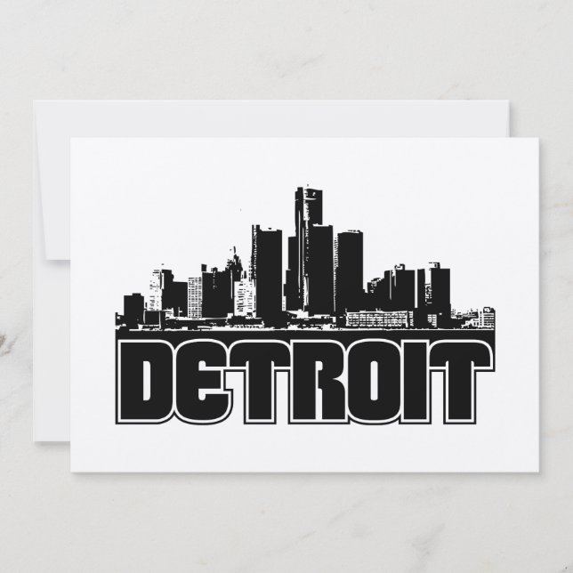 Detroit Skyline (Framsida)