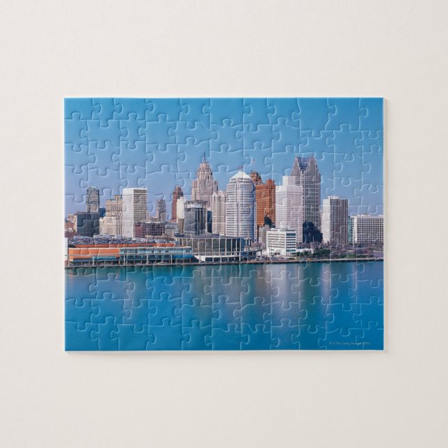 Detroit skyline pussel (Horisontell)