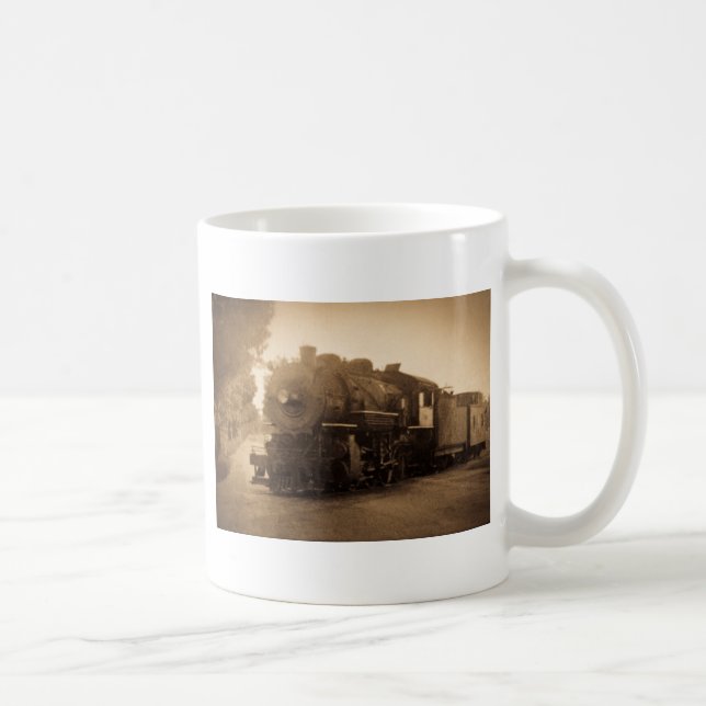Detroit slutlig järnvägmotor på Adrian MI Kaffemugg (Höger)
