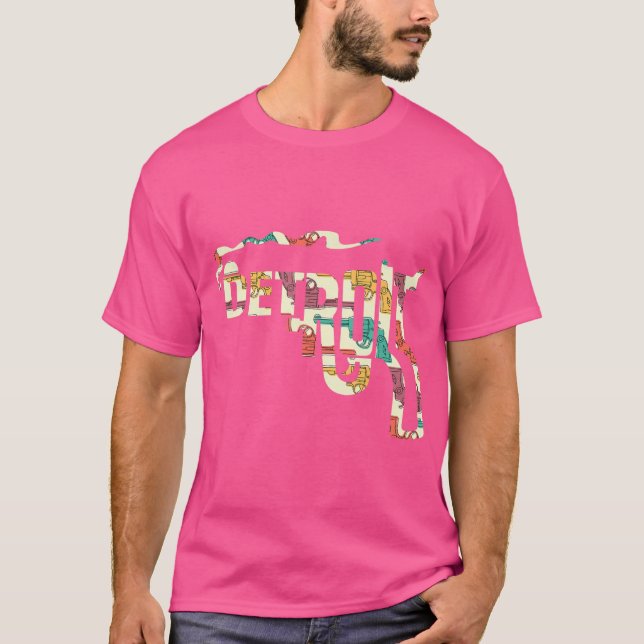 Detroit Smoking Gun Shirt Gun Owner - Philadelphia T (Framsida)