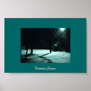 Detroit snö poster