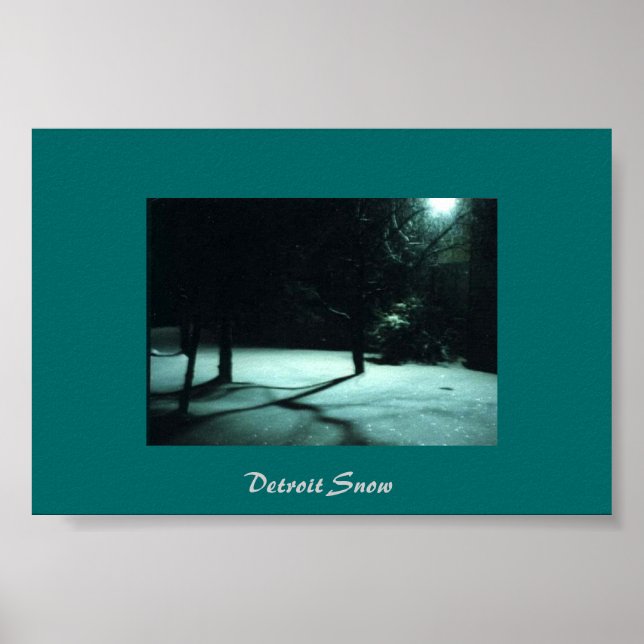 Detroit Snö Poster (Framsidan)