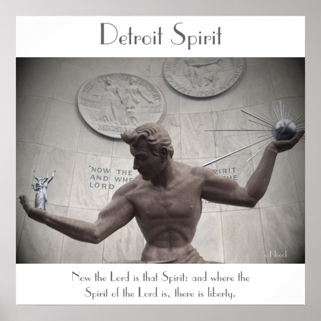 Detroit Spirit (poster) Poster (Framsidan)
