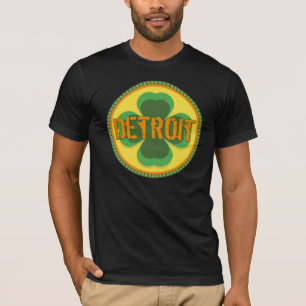 Detroit St Patrick dagT-tröja Tee Shirt