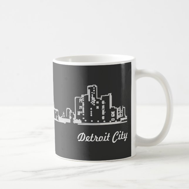 Detroit stad kaffemugg (Höger)