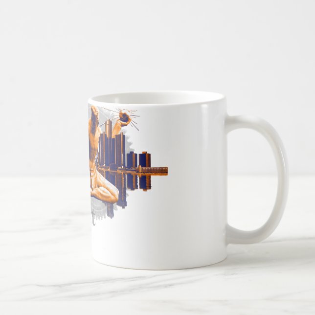 Detroit stad kaffemugg (Höger)