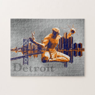 Detroit stad pussel