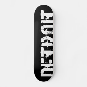 Detroit - stads- stil - Skateboard Bräda 20,5 Cm