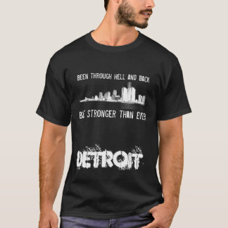 Detroit - starkare än någonsin - horisont tee shirt
