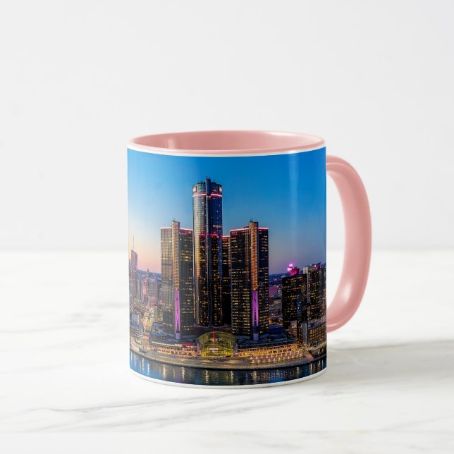 Detroit Sunset Mugg (Framsida höger)