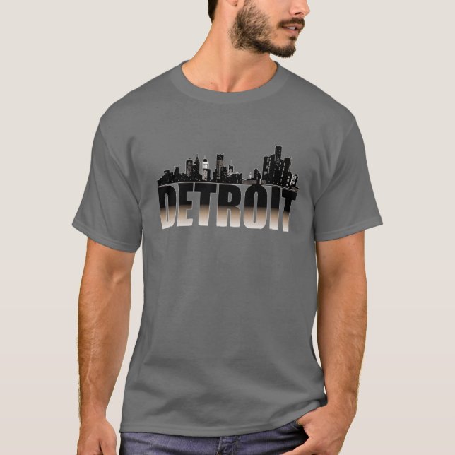 Detroit T-tröja Tee Shirt (Framsida)