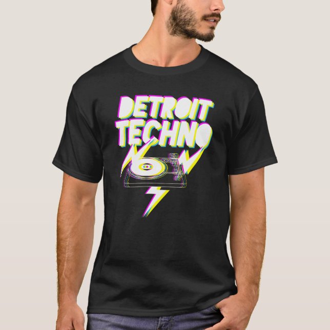 Detroit Techno House Music Festival Favorite Edm D T Shirt (Framsida)