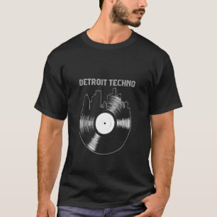 Detroit Techno House Music Festival Himlar Edm Dj T Shirt