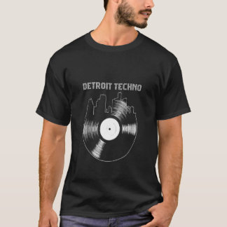 Detroit Techno House Music Festival Himlar Edm Dj T Shirt